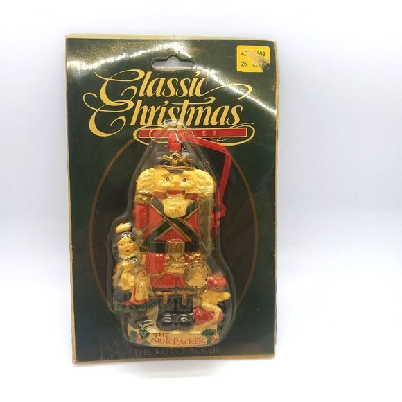 GINY Inc Classic Christmas Tales 5" Nutcracker Ornament 1992 New in Package NOS - Picture 1 of 6